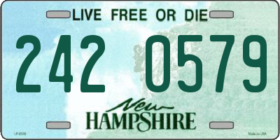 NH license plate 2420579