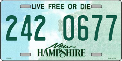 NH license plate 2420677