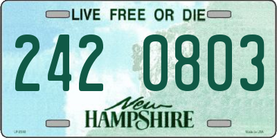 NH license plate 2420803