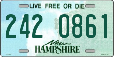 NH license plate 2420861