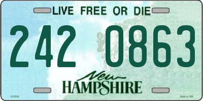 NH license plate 2420863