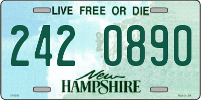 NH license plate 2420890