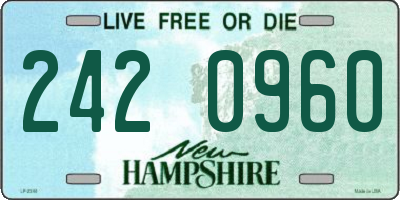 NH license plate 2420960