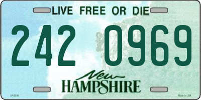 NH license plate 2420969