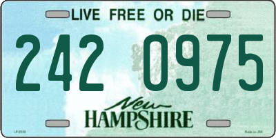 NH license plate 2420975