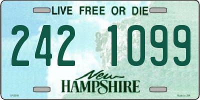 NH license plate 2421099