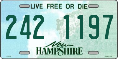 NH license plate 2421197