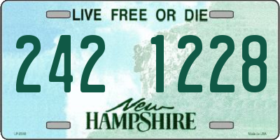 NH license plate 2421228