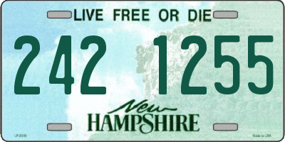 NH license plate 2421255