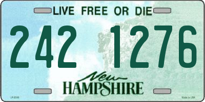 NH license plate 2421276