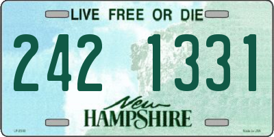 NH license plate 2421331