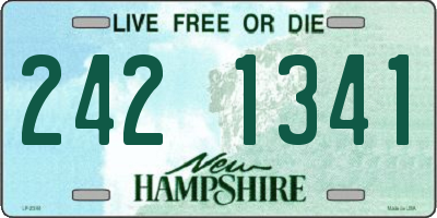 NH license plate 2421341