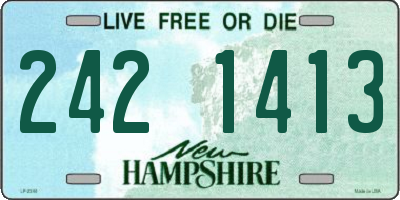 NH license plate 2421413
