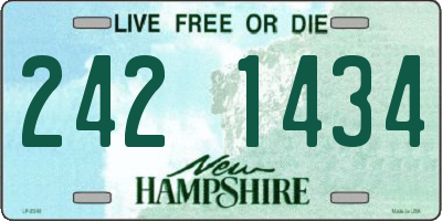 NH license plate 2421434