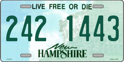 NH license plate 2421443