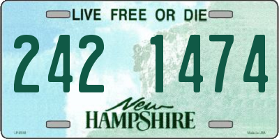 NH license plate 2421474