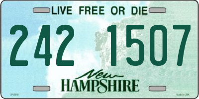 NH license plate 2421507