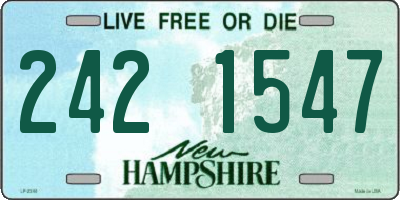 NH license plate 2421547