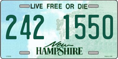NH license plate 2421550