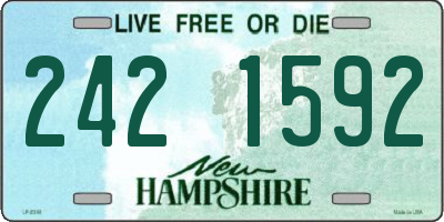 NH license plate 2421592