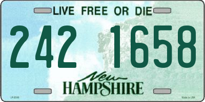 NH license plate 2421658