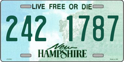 NH license plate 2421787