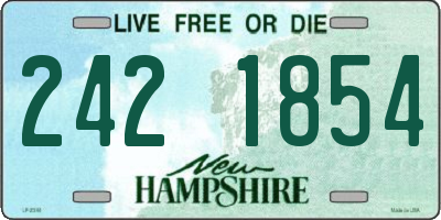 NH license plate 2421854