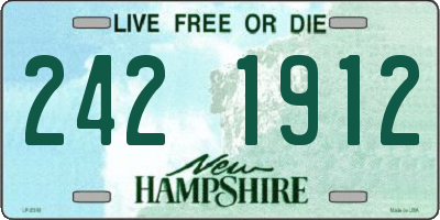 NH license plate 2421912