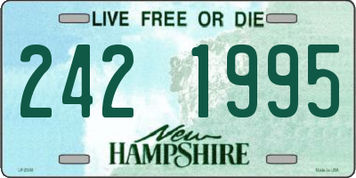 NH license plate 2421995