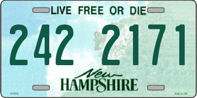 NH license plate 2422171