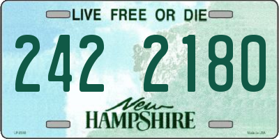 NH license plate 2422180