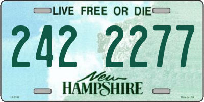 NH license plate 2422277