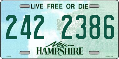 NH license plate 2422386
