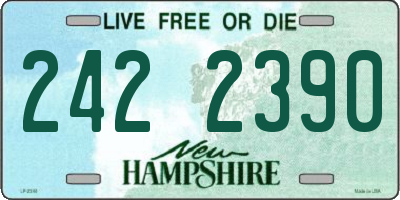 NH license plate 2422390