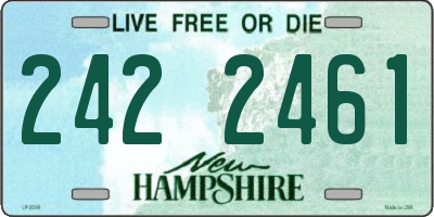 NH license plate 2422461