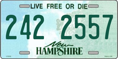 NH license plate 2422557