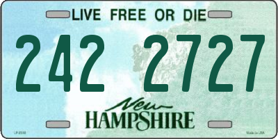 NH license plate 2422727