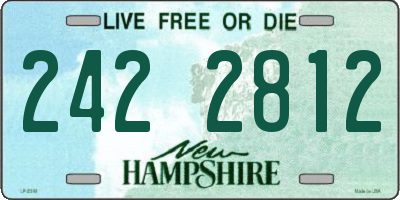NH license plate 2422812