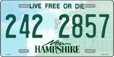 NH license plate 2422857