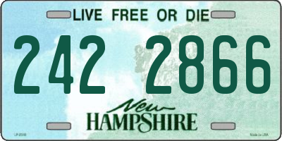 NH license plate 2422866