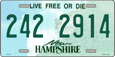 NH license plate 2422914