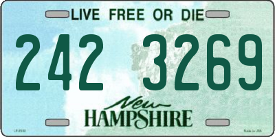NH license plate 2423269