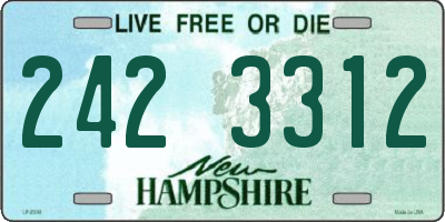 NH license plate 2423312