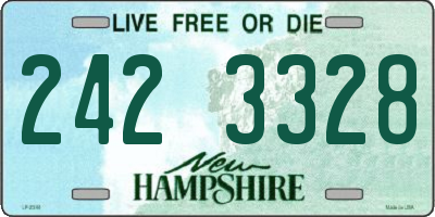 NH license plate 2423328