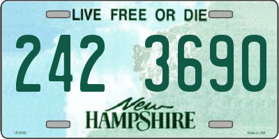 NH license plate 2423690