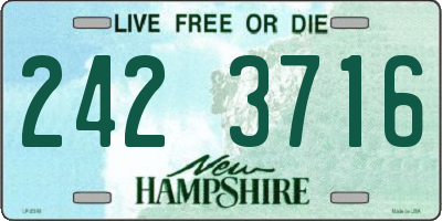 NH license plate 2423716