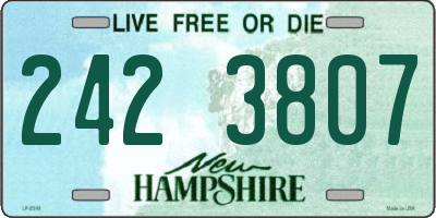 NH license plate 2423807