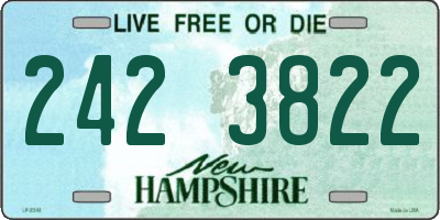 NH license plate 2423822