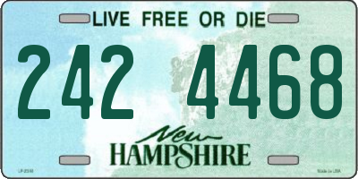 NH license plate 2424468