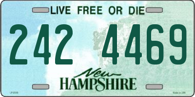 NH license plate 2424469